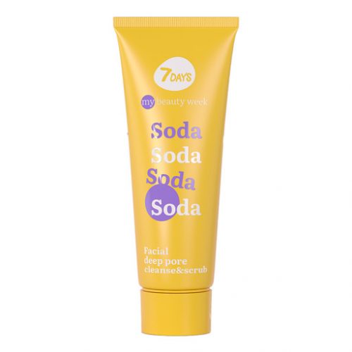 7Days My Beauty Week Soda mélytisztító 2in1 maszk és radír - 80 ml